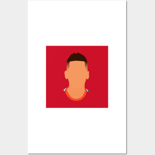 Roberto Firmino Minimalistic Face Art Posters and Art